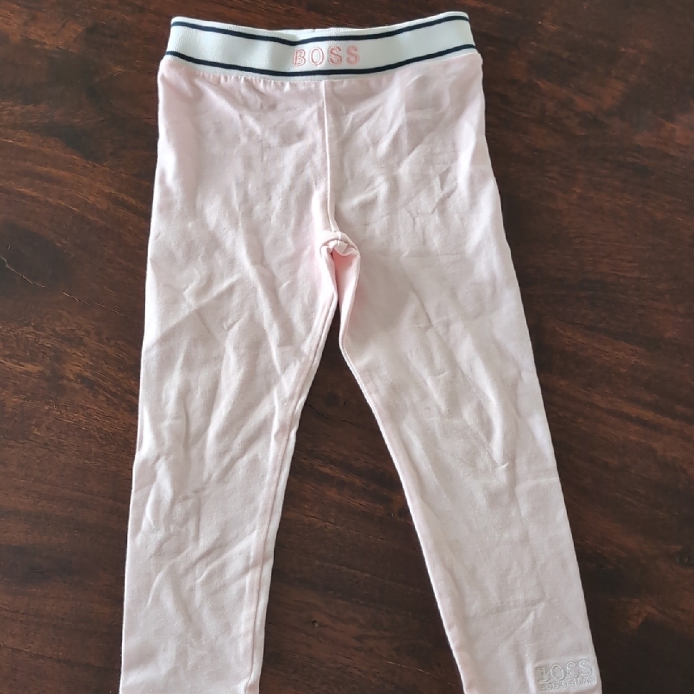 Boss Light Pink Leggings with Logo